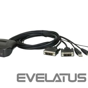 Сервер - Прочие аксессуары Aten  2-Port USB DVI Cable KVM Switch with Remote Port Selector 