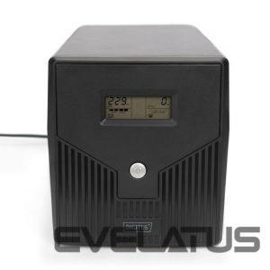 Серверы Digitus  Line-Interactive UPS DN-170074, 1000VA, 600W, 2x 12V/7Ah battery, 4x CEE 7/7 outlet, 2x RJ45, 1x USB 2.0 type B, 1x RS232, LCD, Simulated Sine Wave, 338x150x162mm, 7.8kg 