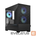 Корпус для компьютера Fractal Design  Pop Mini Air RGB   Black TG Clear Tint, mATX, Mini ITX, Power supply included No 