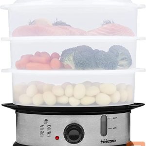 Другая малая бытовая техника Tristar  Food Steamer VS-3914 Silver, 1200 W, Capacity 11 L, Number of baskets 3 