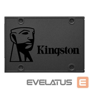Жесткий диск SSD Kingston  SSD A400 960 GB, SSD form factor 2.5", SSD interface SATA Rev 3.0, Write speed 450 MB/s, Read speed 500 MB/s 