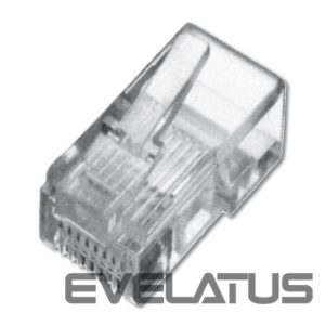 Переходник Digitus  A-MO 8/8 SR Modular Plug, for stranded Round Cable, 8P8C unshielded, CAT 5e, RJ45 