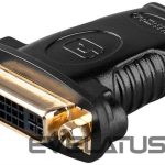 Переходник Goobay  HDMI/DVI-I adapter, gold-plated 68690 