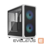 Корпус для компьютера Fractal Design  Focus 2 RGB White TG Clear Tint, Midi Tower, Power supply included No 