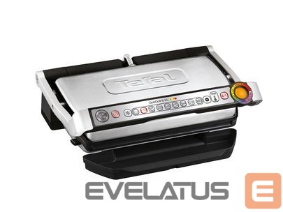 Настольный гриль TEFAL OptiGrill XL GC724D12 Table, 2000 W, Black/Stainless steel
