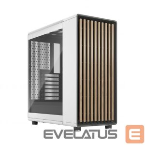 Корпус для компьютера Fractal Design  North Chalk White TG Clear Tint 