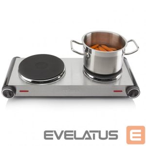 Электрическая печь Tristar  Free standing table hob KP-6248 Number of burners/cooking zones 2, Stainless Steel/Black, Electric 