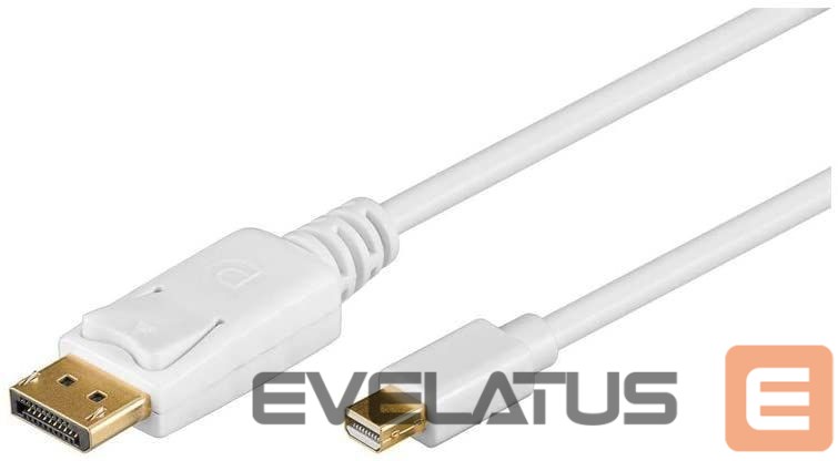 Аксессуар для мониторов Goobay Mini DisplayPort adapter cable 1.2 52858 1 m, Gold-Plated connectors