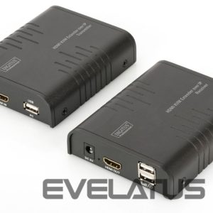 Переходник Digitus  HDMI KVM Extender over IP, Set DS-55202 