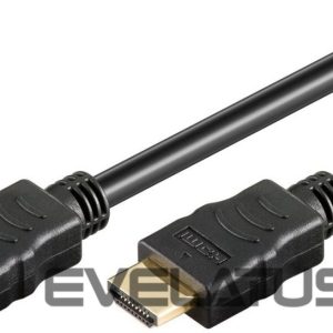 Аксессуар для мониторов Goobay  High Speed HDMI Cable with Ethernet 	61163 Black, HDMI to HDMI, 10 m 