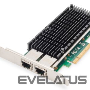 Переходник Digitus  10Gbps Dual Port Ethernet Server adapter PCIe X8, Intel X540 BT2 DN-10163 