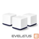 Роутер MERCUSYS  AC1900 Whole Home Mesh Wi-Fi System Halo H50G (3-Pack) 802.11ac, 1300+600 Mbit/s, Ethernet LAN (RJ-45) ports 3, Mesh Support Yes, MU-MiMO Yes, White 