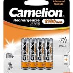 Другой аксессуар для компьютера Camelion  AAA/HR03, 1100 mAh, Rechargeable Batteries Ni-MH, 4 pc(s) 