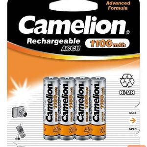 Другой аксессуар для компьютера Camelion  AAA/HR03, 1100 mAh, Rechargeable Batteries Ni-MH, 4 pc(s) 