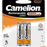 Другой аксессуар для компьютера Camelion  AA/HR6, 2500 mAh, Rechargeable Batteries Ni-MH, 2 pc(s) 