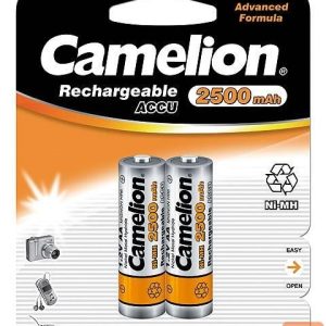 Другой аксессуар для компьютера Camelion  AA/HR6, 2500 mAh, Rechargeable Batteries Ni-MH, 2 pc(s) 