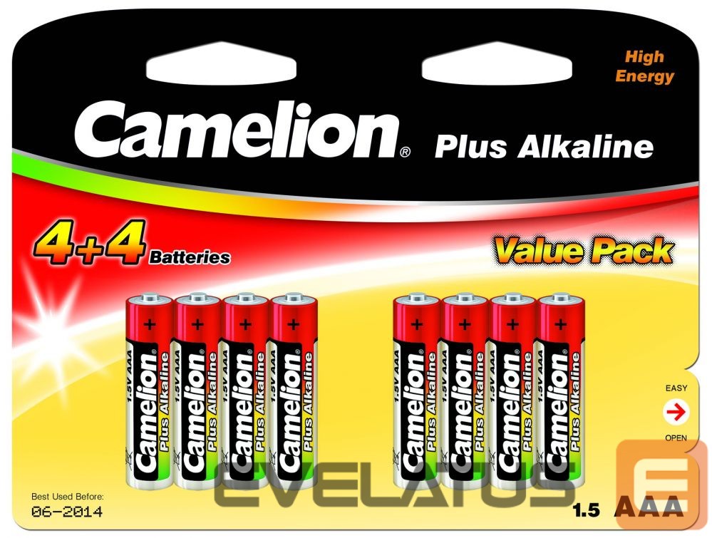 Другой аксессуар для компьютера Camelion AAA/LR03, Plus Alkaline, 8 pc(s)
