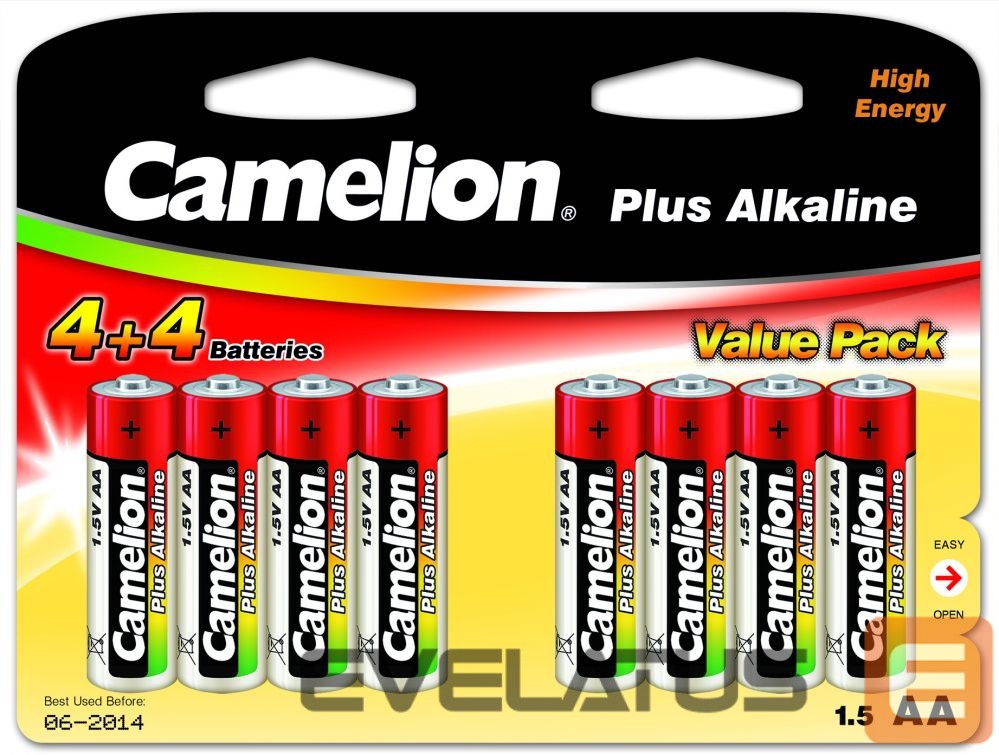 Другой аксессуар для компьютера Camelion AA/LR6, Plus Alkaline, 8 pc(s)