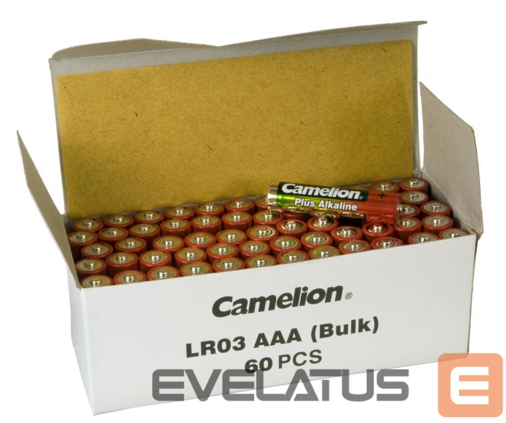 Другой аксессуар для компьютера Camelion AAA/LR03, Plus Alkaline, 60 pc(s)