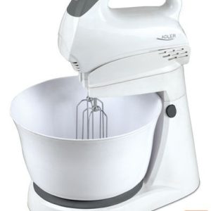 Миксеры и блендеры Adler  Mixer AD 4202 Mixer with bowl, 300 W, Number of speeds 5, Turbo mode, White 