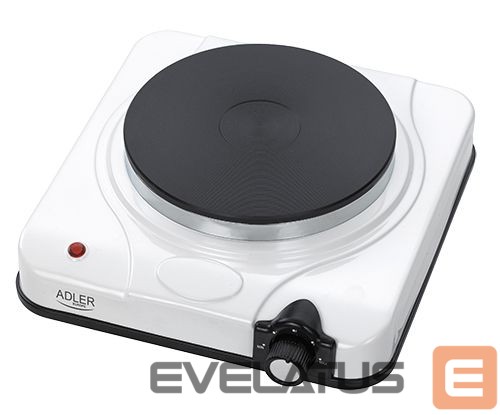 Электрическая печь Adler Free standing table hob AD 6503 Number of burners/cooking zones 1, White, Electric stove, Electric