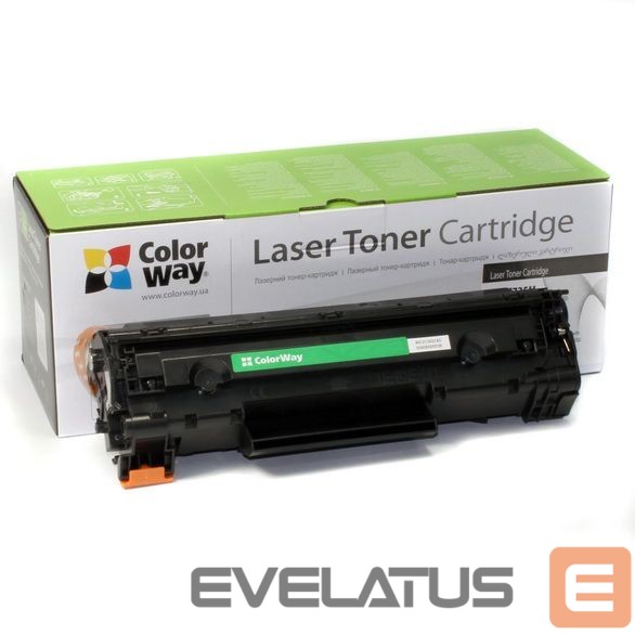 Аксессуары и расходные материалы ColorWay Toner Cartridge, Black, Canon: 725, HP CE285A