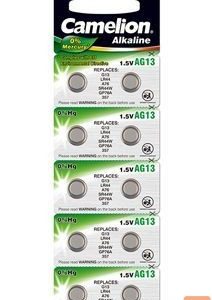 Другой аксессуар для компьютера Camelion  AG13/LR44/357, Alkaline Buutoncell, 10 pc(s) 