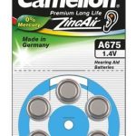 Другой аксессуар для компьютера Camelion  A675/DA675/ZL675, Zinc air cells, 6 pc(s) 