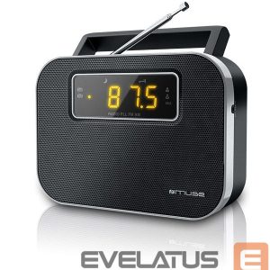 Интерактивное решение Muse  M-081R Black, Alarm function, 2-band PLL portable radio 