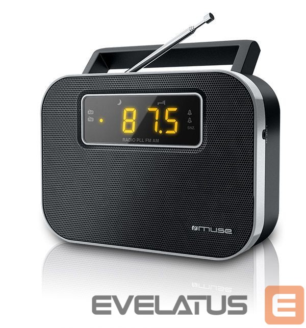 Интерактивное решение Muse M-081R Black, Alarm function, 2-band PLL portable radio