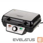 Тостер Camry  Waffle Maker CR 3046 1600 W, Number of pastry 2, Belgium, Black/Stainless Steel 