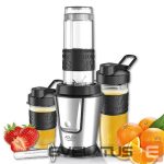 Миксеры и блендеры Adler  Blender AD 4081 Tabletop, 800 W, Jar material BPA Free Plastic, Jar capacity 0.57 and 0.4 L, Ice crushing, Black/Stainless steel 