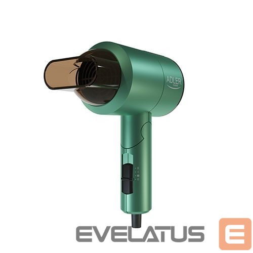 Защита лица Adler Hair Dryer AD 2265 1100 W, Number of temperature settings 2, Green