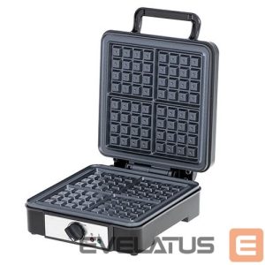 Тостер Adler  Waffle Maker AD 3049 1200 W, Number of pastry 4, Belgium, Black 