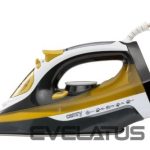 Утюг Camry  Iron CR 5029 Steam Iron, 2400 W, Continuous steam 40 g/min, Steam boost performance 70 g/min, White/Black/Gold 