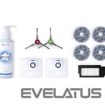 Аксессуар для пылесосов Ecovacs  Accessory Kit D-KT01-0027 2x Side Brush(Black), 1x Set of filter, 2x Dust Bag, 2 pairs x  Cleaning Cloth, 1x Cleaning Solution 110m, Suitable for X1 OMNI (Black) 