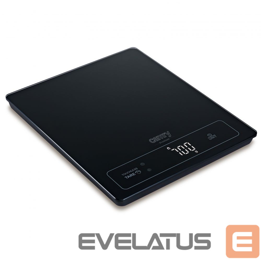 Кухонные весы Camry Kitchen Scale CR 3175 Maximum weight (capacity) 15 kg, Graduation 1 g, Display type LED, Black