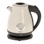 Чайник Camry  Kettle with a thermometer CR 1344 Electric, 2200 W, 1.7 L, Stainless steel, 360° rotational base, Cream 