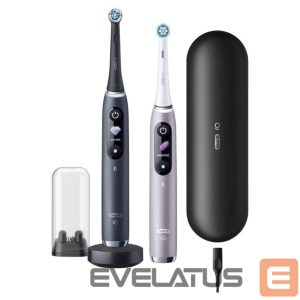 Зубная щётка Oral-B  Electric Toothbrush iO 9 Series Duo Rechargeable, For adults, Number of brush heads included 2, Black Onyx/Rose, Number of teeth brushing modes 7 