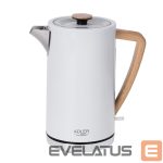 Чайник Adler  Kettle AD 1347w	 Electric, 2200 W, 1.5 L, Stainless steel, 360° rotational base, White 