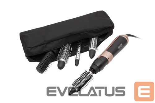 Фен-щётка Adler Hair Styler AD 2022 Temperature (max) 80 °C, Number of heating levels 3, 1200 W, Black