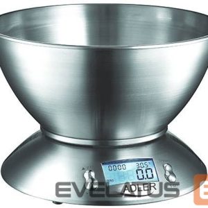 Кухонные весы Adler  AD 3134 Maximum weight (capacity) 5 kg, Stainless steel 