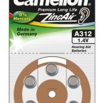 Другой аксессуар для компьютера Camelion  A312/DA312/ZL312, Zinc air cells, 6 pc(s) 