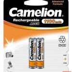 Другой аксессуар для компьютера Camelion  AAA/HR03, 1100 mAh, Rechargeable Batteries Ni-MH, 2 pc(s) 