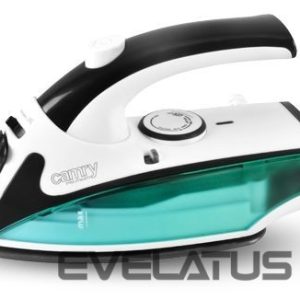 Утюг Camry  CR 5024  White/green/black, 840 W, Steam Travel iron, Vertical steam function, Water tank capacity 40 ml 