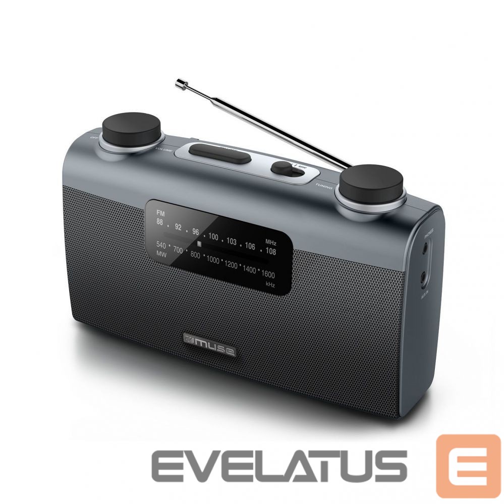 Интерактивное решение Muse Portable radio M-058R Black, AUX in