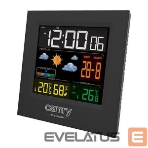 Другая малая бытовая техника Camry  Weather station CR 1166 Black, Date display 
