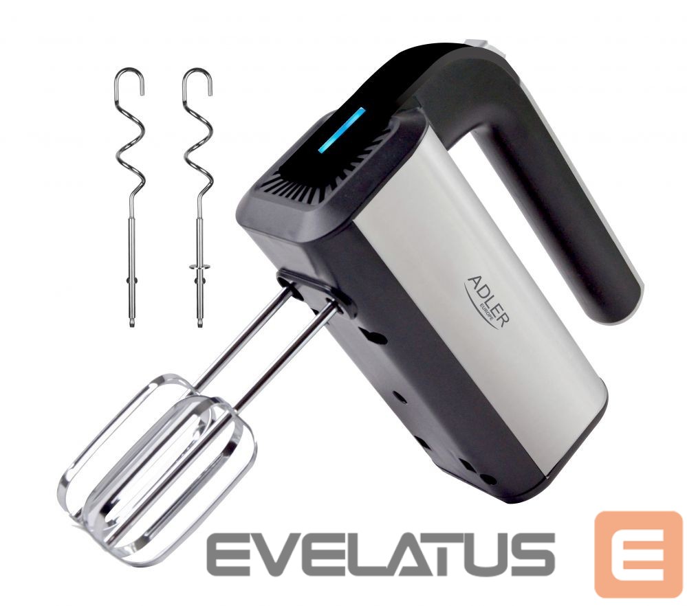 Миксеры и блендеры Adler Hand mixer AD 4225 Hand Mixer 300 W Number of speeds 5 Turbo mode Stainless steel