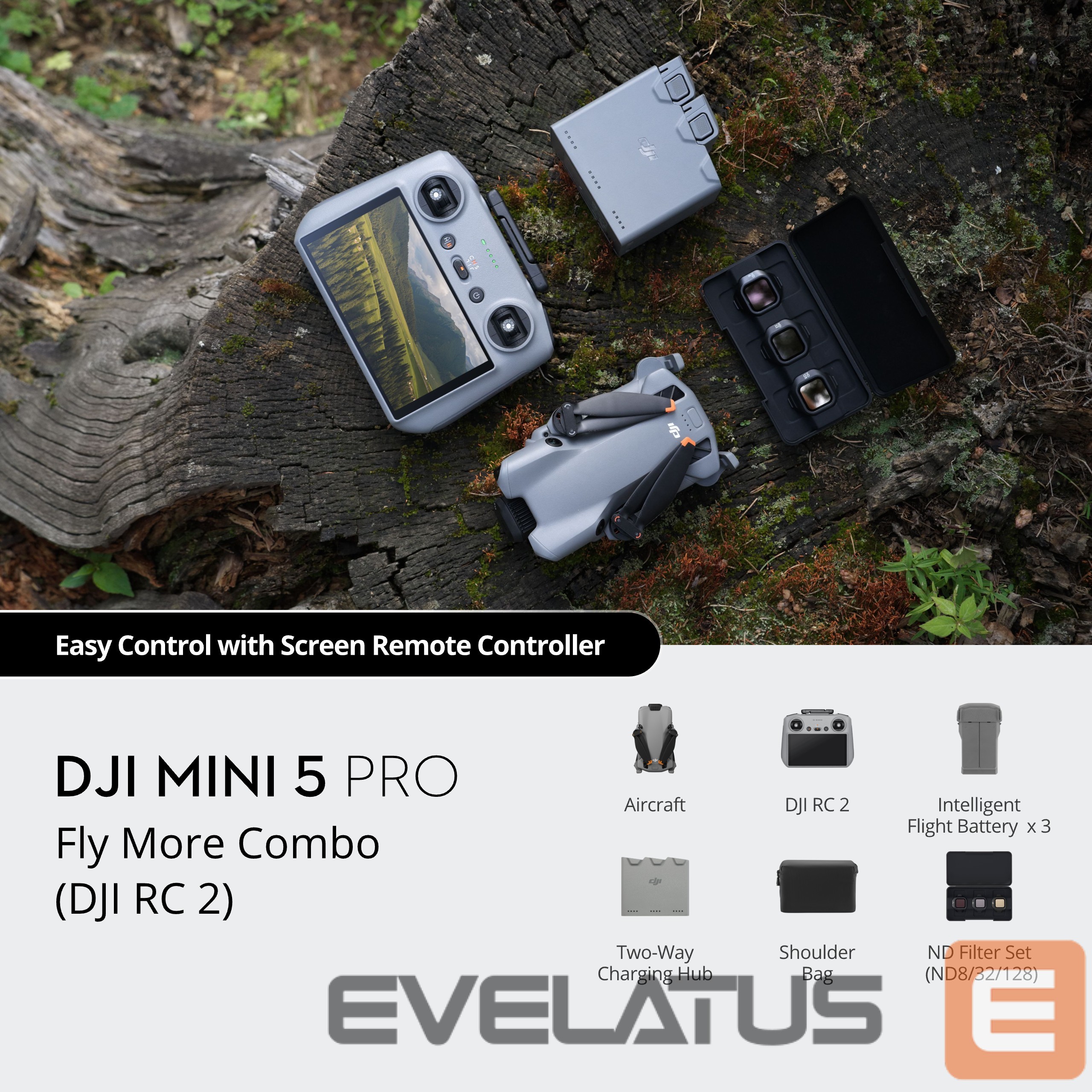 Дрон DJI DRONE MINI 5 PRO FLY MORE COMB/RC2 CP.MA.00000894