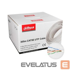 Коммутатор DAHUA  CABLE CAT5E UTP 305M WHITE/PFM920I-5EUN 